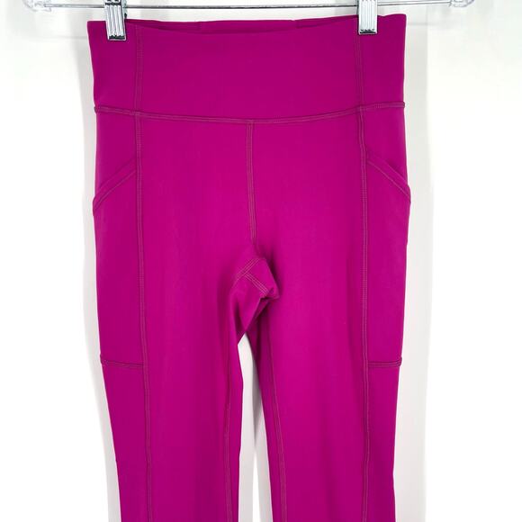 Lululemon Invigorate High Rise Tight 25" Ripened Raspberry Size 4 Everlux - Picture 3 of 8
